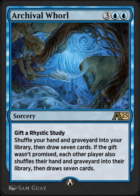 Archival Whorl - Gift a Rhystic Study