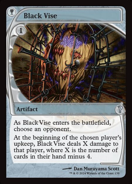 Black Vise - As Black Vise enters