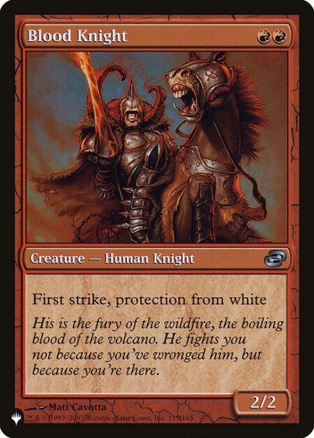 Blood Knight - First strike