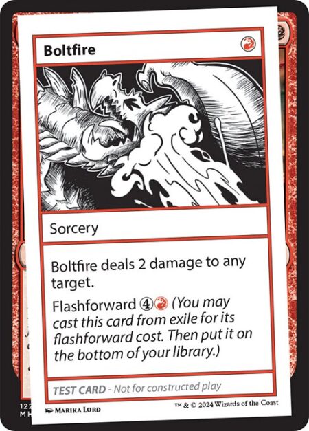 Boltfire - Boltfire deals 2 damage to any target.