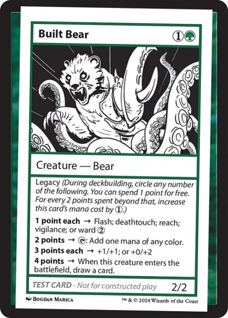 Built Bear - Legacy (During deckbuilding