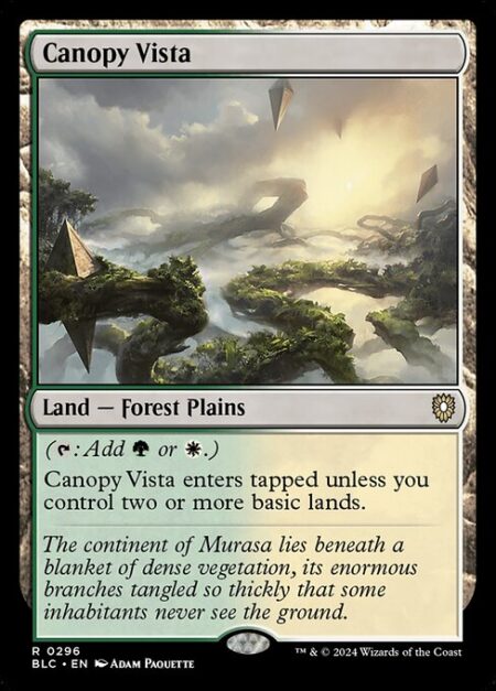 Canopy Vista - ({T}: Add {G} or {W}.)