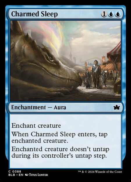 Charmed Sleep - Enchant creature