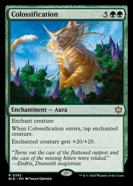 Colossification - Enchant creature