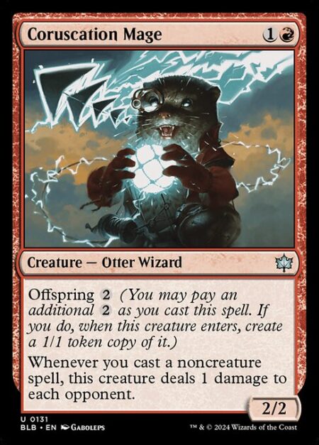 Coruscation Mage - Offspring {2} (You may pay an additional {2} as you cast this spell. If you do