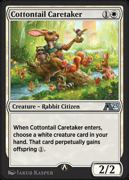 Cottontail Caretaker - When Cottontail Caretaker enters