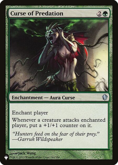 Curse of Predation - Enchant player