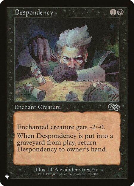 Despondency - Enchant creature