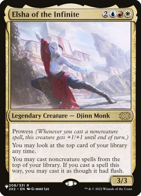 Elsha of the Infinite - Prowess (Whenever you cast a noncreature spell