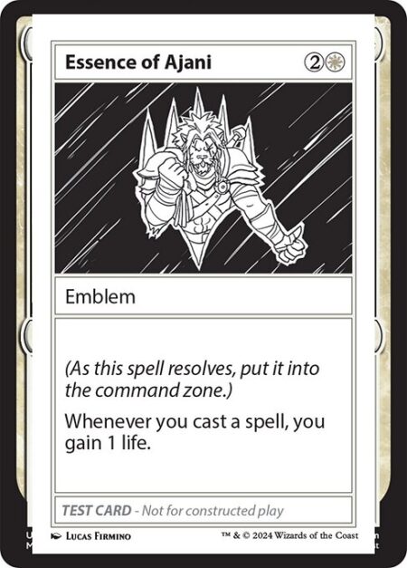 Essence of Ajani - (As this spell resolves