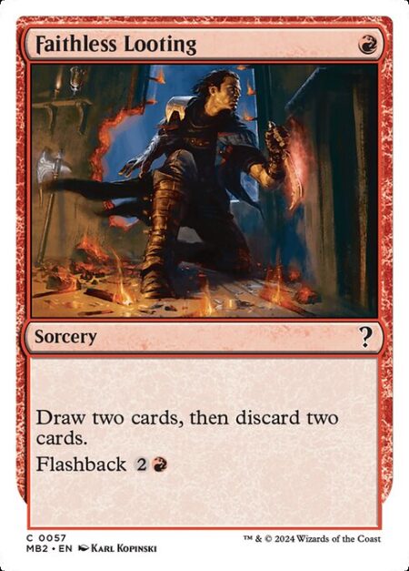 Faithless Looting - Draw two cards