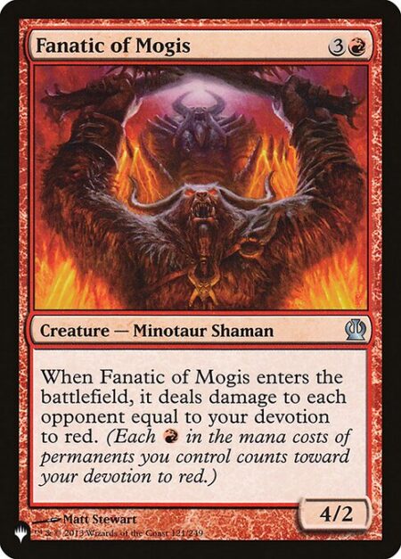 Fanatic of Mogis - When Fanatic of Mogis enters