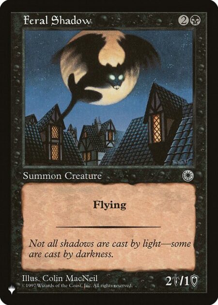 Feral Shadow - Flying