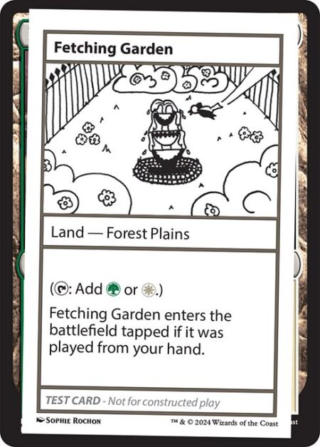 Fetching Garden - ({T}: Add {G} or {W}.)