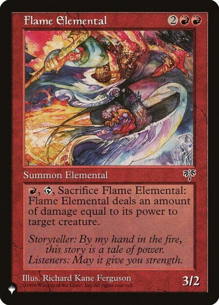 Flame Elemental - {R}