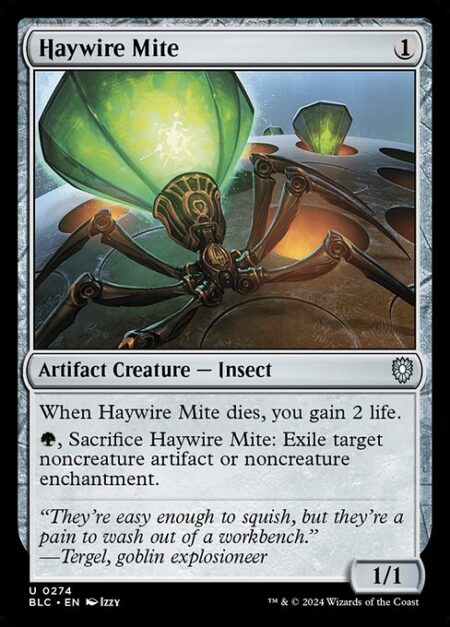 Haywire Mite - When Haywire Mite dies