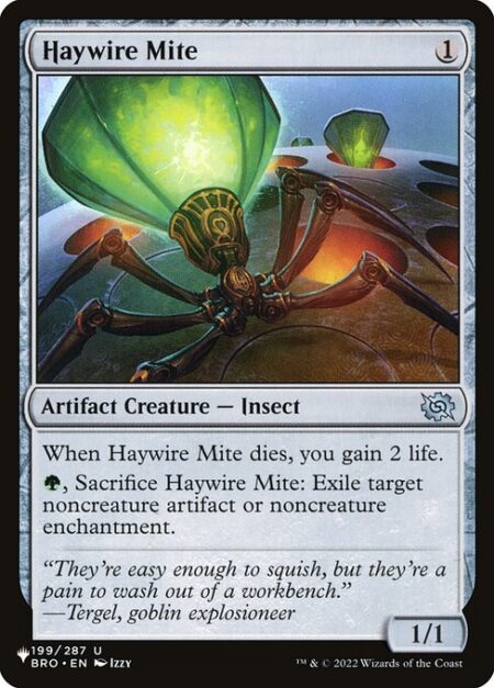 Haywire Mite - When Haywire Mite dies