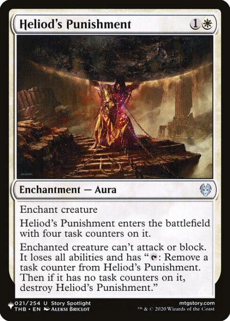 Heliod's Punishment - Enchant creature