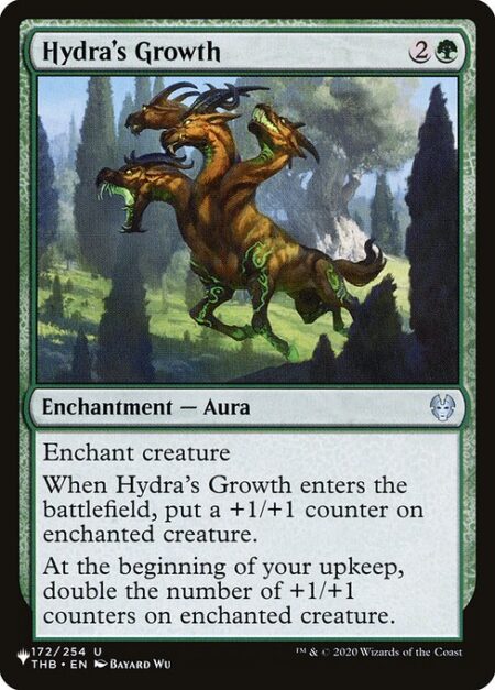 Hydra's Growth - Enchant creature