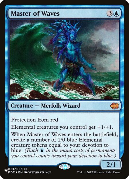 Master of Waves - Protection from red