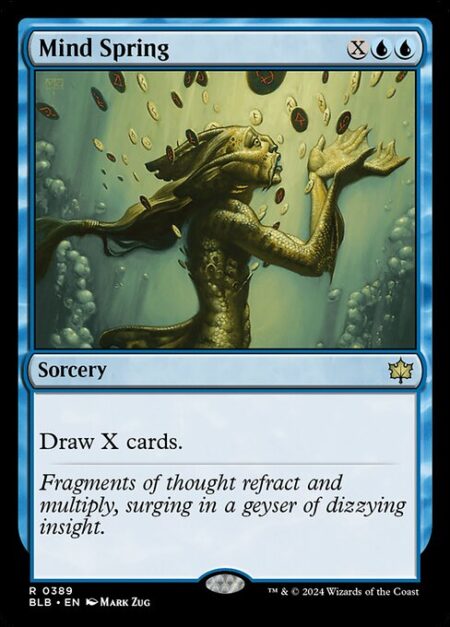 Mind Spring - Draw X cards.