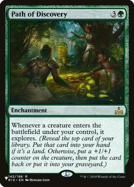 Path of Discovery - Whenever a creature you control enters