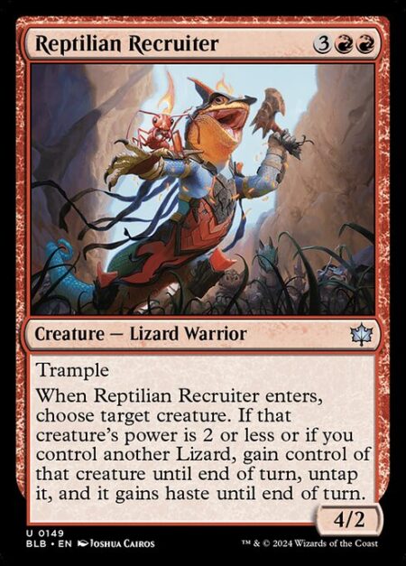 Reptilian Recruiter - Trample