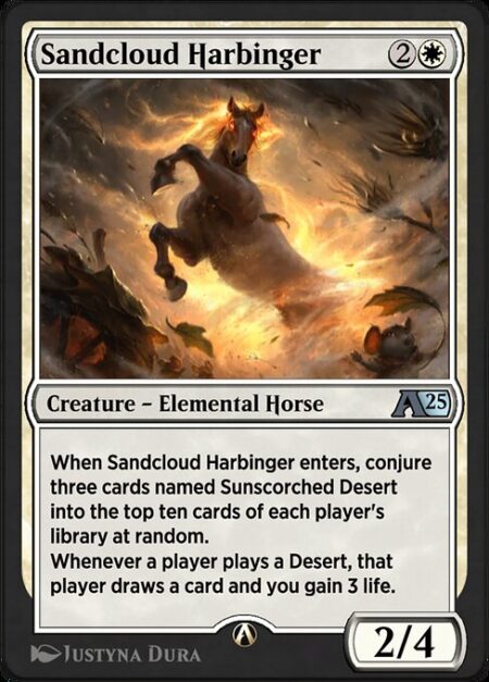 Sandcloud Harbinger - When Sandcloud Harbinger enters