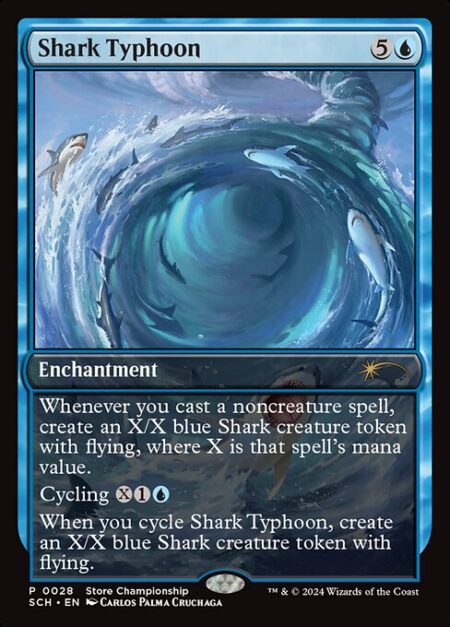 Shark Typhoon - Whenever you cast a noncreature spell