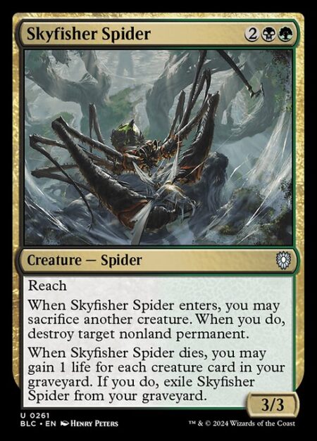 Skyfisher Spider - Reach