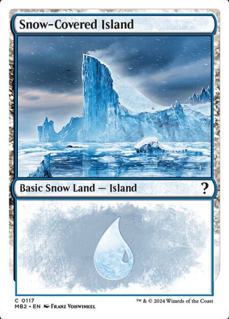 Snow-Covered Island - ({T}: Add {U}.)