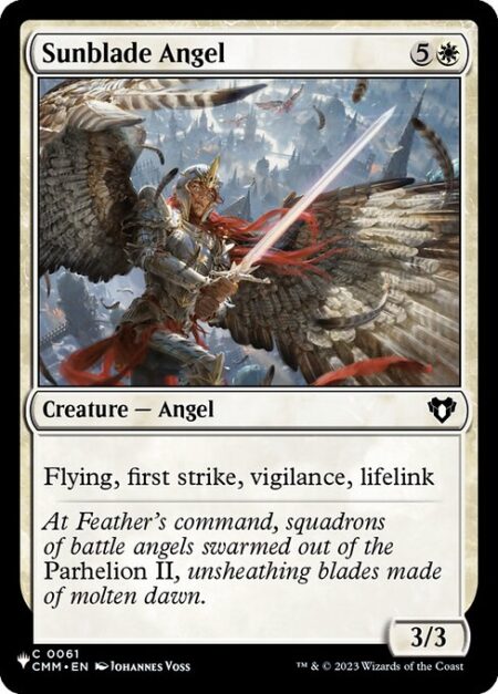 Sunblade Angel - Flying