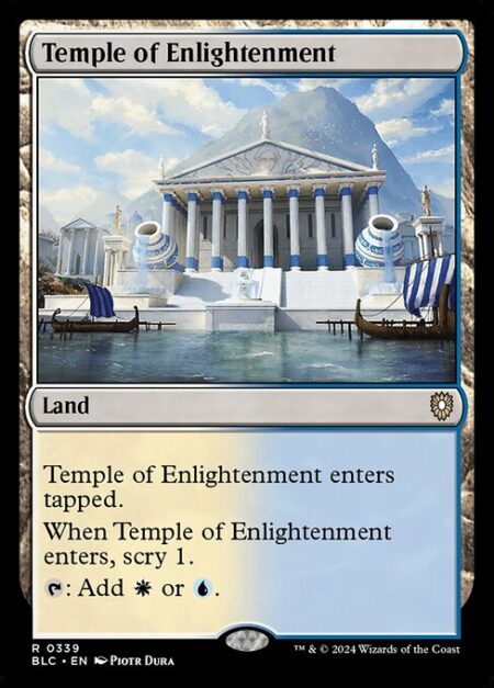 Temple of Enlightenment - This land enters tapped.