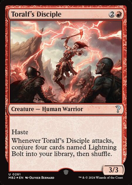 Toralf's Disciple - Haste