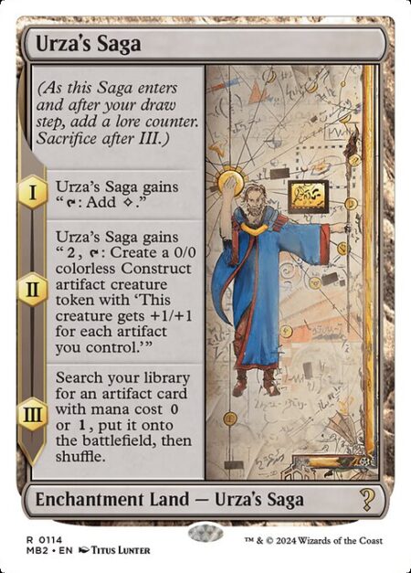 Urza's Saga - (As this Saga enters and after your draw step