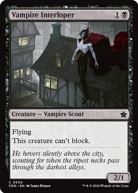 Vampire Interloper - Flying