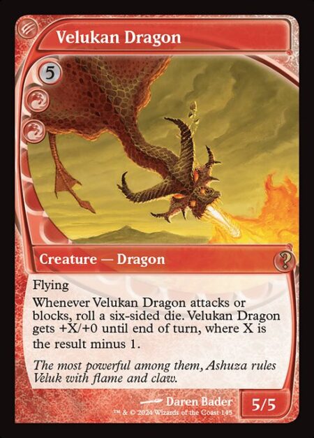 Velukan Dragon - Flying