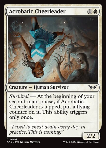 Acrobatic Cheerleader - Survival — At the beginning of your second main phase