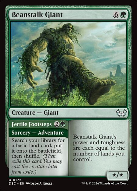 Beanstalk Giant // Fertile Footsteps -