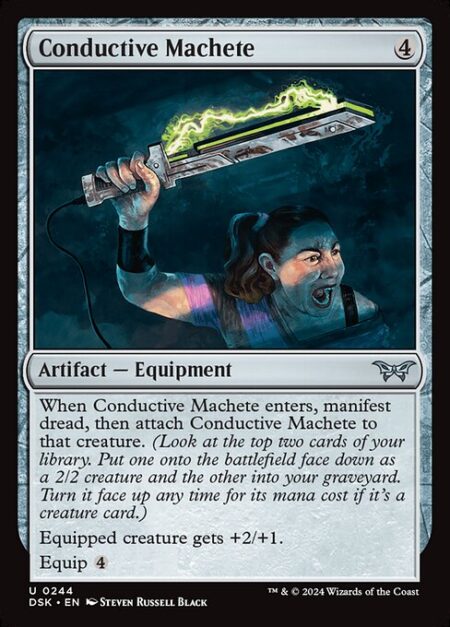 Conductive Machete - When Conductive Machete enters