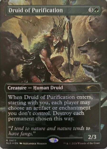 Druid of Purification - When Druid of Purification enters