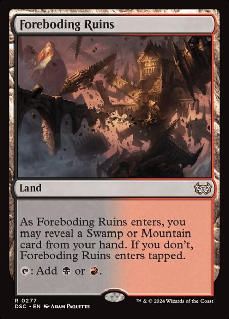 Foreboding Ruins - As Foreboding Ruins enters