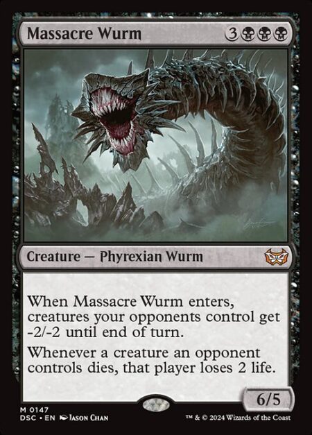 Massacre Wurm - When Massacre Wurm enters