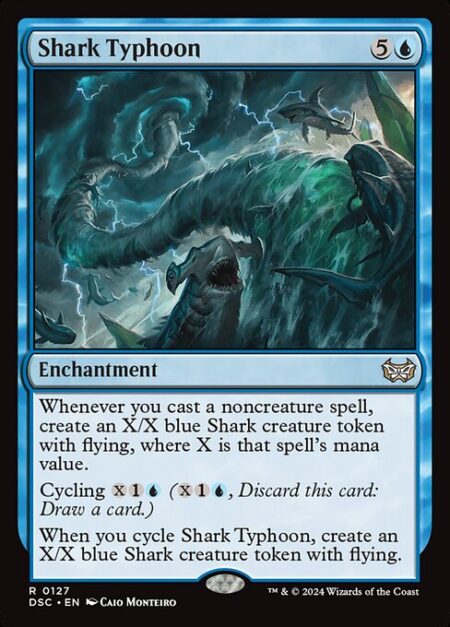 Shark Typhoon - Whenever you cast a noncreature spell