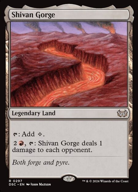 Shivan Gorge - {T}: Add {C}.