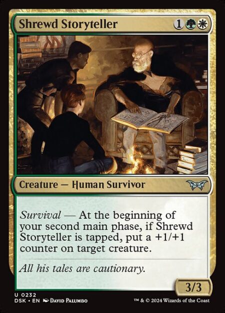 Shrewd Storyteller - Survival — At the beginning of your second main phase