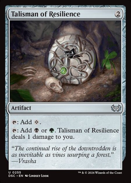 Talisman of Resilience - {T}: Add {C}.