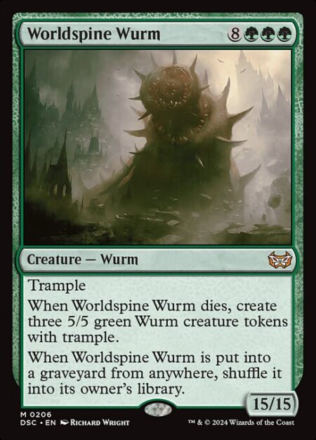 Worldspine Wurm - Trample