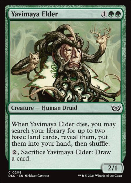 Yavimaya Elder - When Yavimaya Elder dies