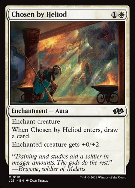 Chosen by Heliod - Enchant creature